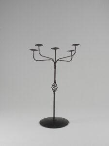 Candelabro ferro 5 fiamme h.70