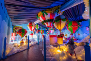27.allestimento interno tenda Natale 2023