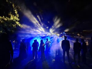 dancing in the blue